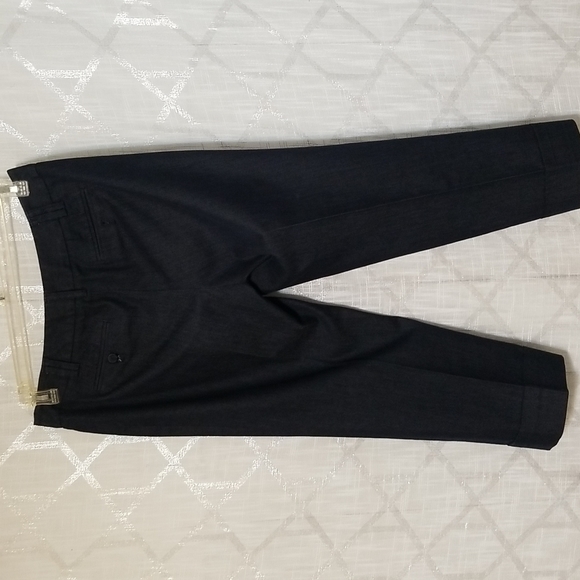 Ann Taylor Loft Womens Denim Cropped Pants Size 10 Blue - Picture 4 of 10